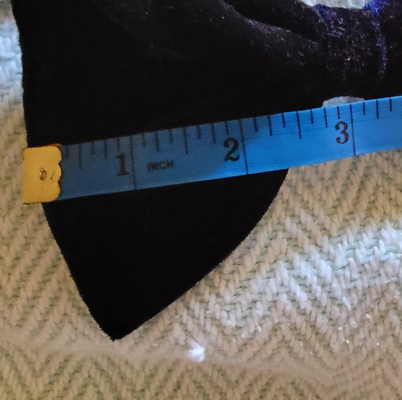VTG Oversized Velvet Bow Phillips "Big Clip" The Madonna Bow Vintage Acc… - Picture 14 of 14